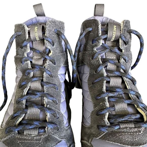 Merrell Women's Alpine Sneaker Mid Shoe Blue Grey Purple - Picture 6 of 12